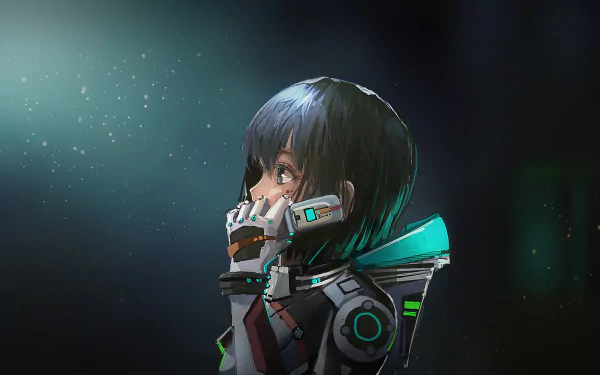 Anime astronaut HD Desktop Wallpaper | Background Image