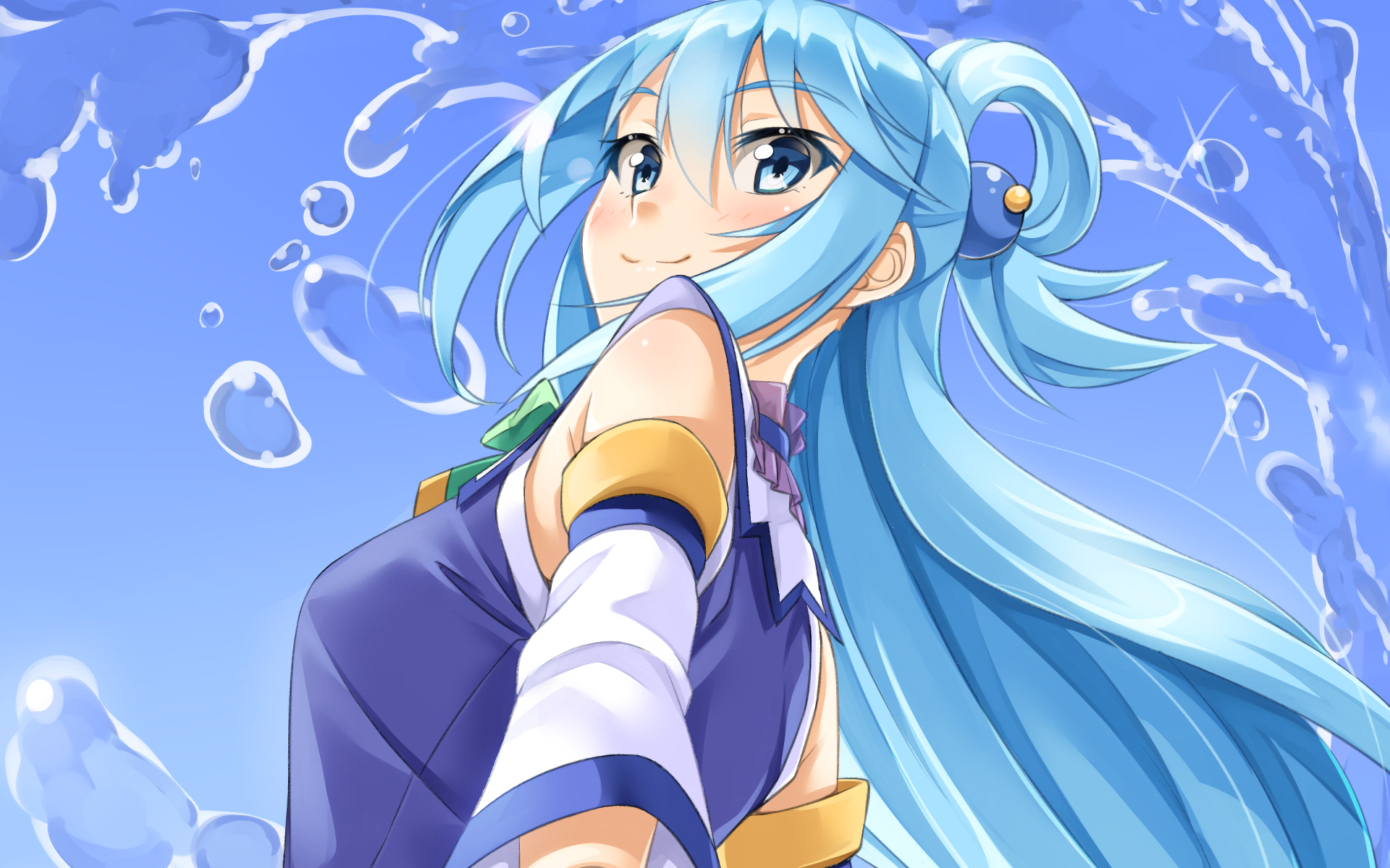 Aqua From Konosuba Hd Wallpaper