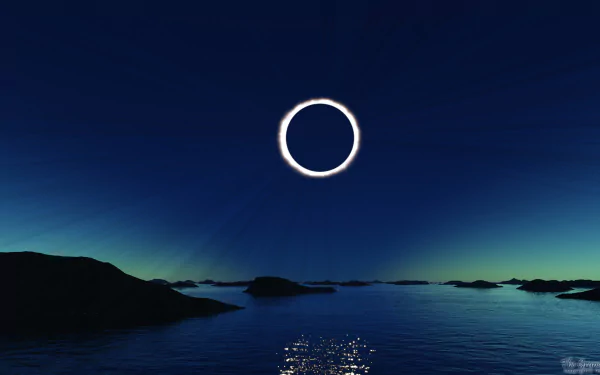 nature solar eclipse HD Desktop Wallpaper | Background Image