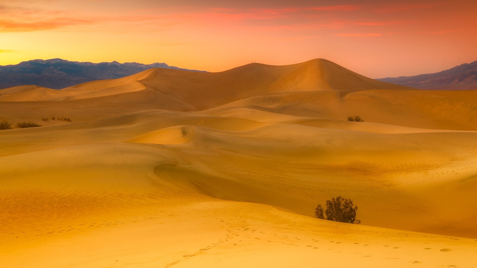 Download Sunset Hill Sand Sand Dune Nature California Desert HD Wallpaper