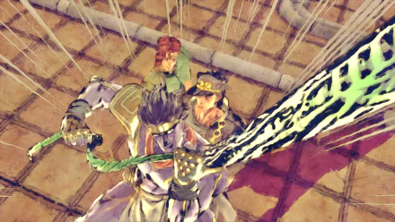 Star Platinum (Jojo's Bizarre Adventure) Hierophant Green (Jojo's Bizarre Adventure) Noriaki Kakyoin Jotaro Kujo Anime Jojo's Bizarre Adventure HD Desktop Wallpaper | Background Image