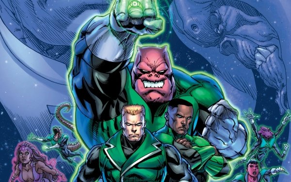Comics Green Lantern Corps Green Lantern Kilowog John Stewart Guy Gardner DC Comics HD Wallpaper | Background Image