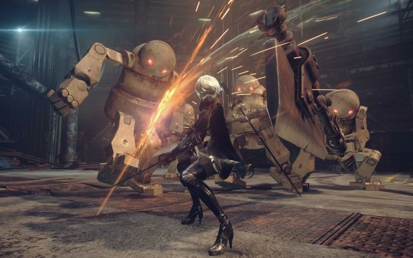 Video Game NieR: Automata Robot HD Wallpaper | Background Image