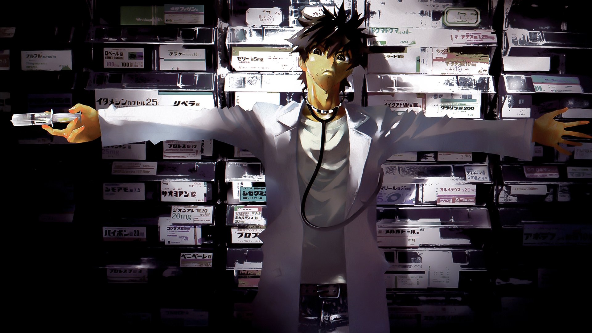 Shiki Anime HD Wallpaper - Toshio Ozaki Spotlight