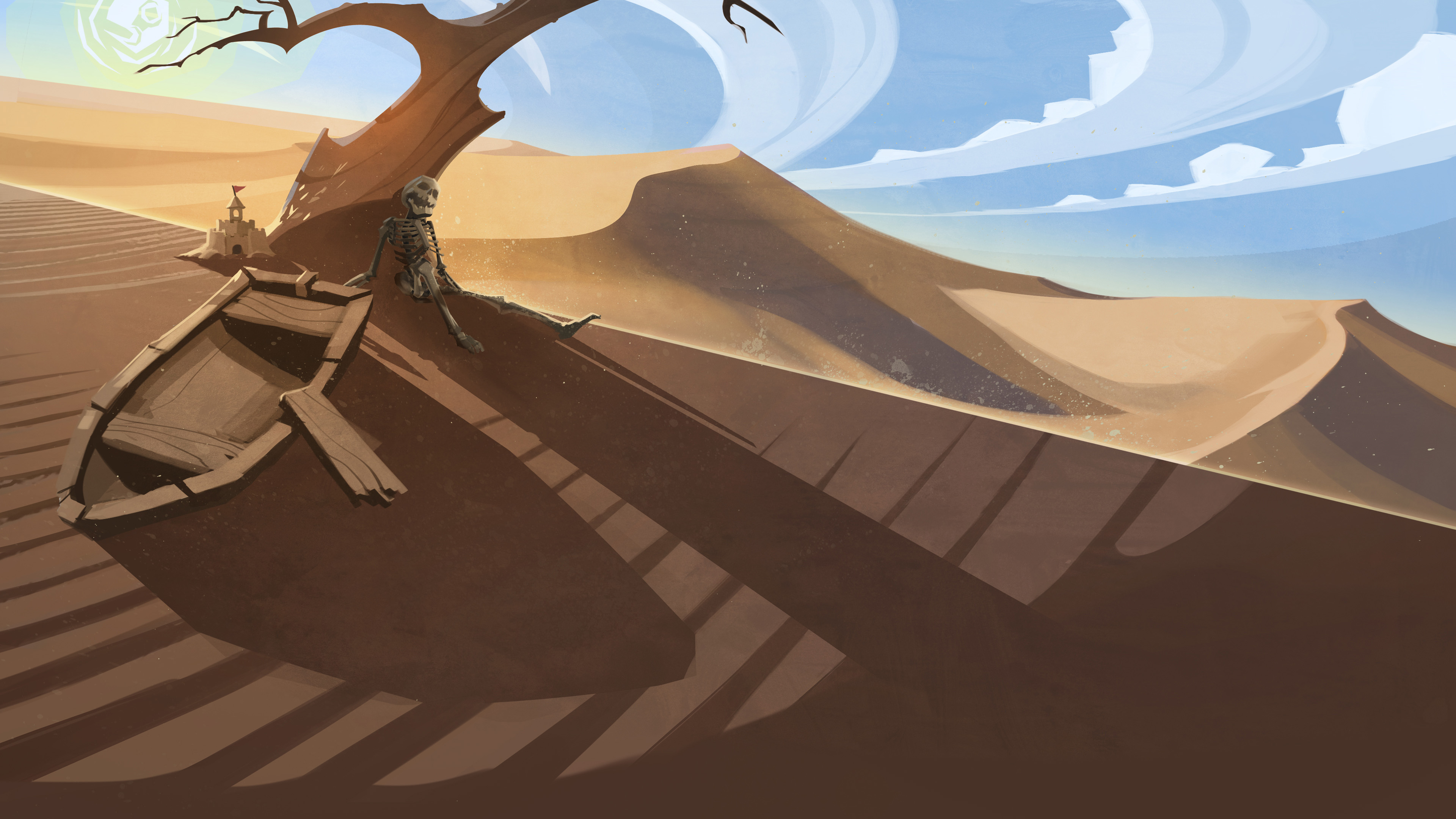 Artistic Desert HD Wallpaper | Background Image