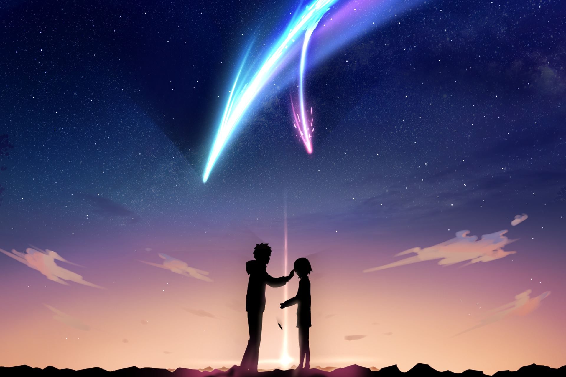 Your Name: Taki and Mitsuha HD Wallpaper