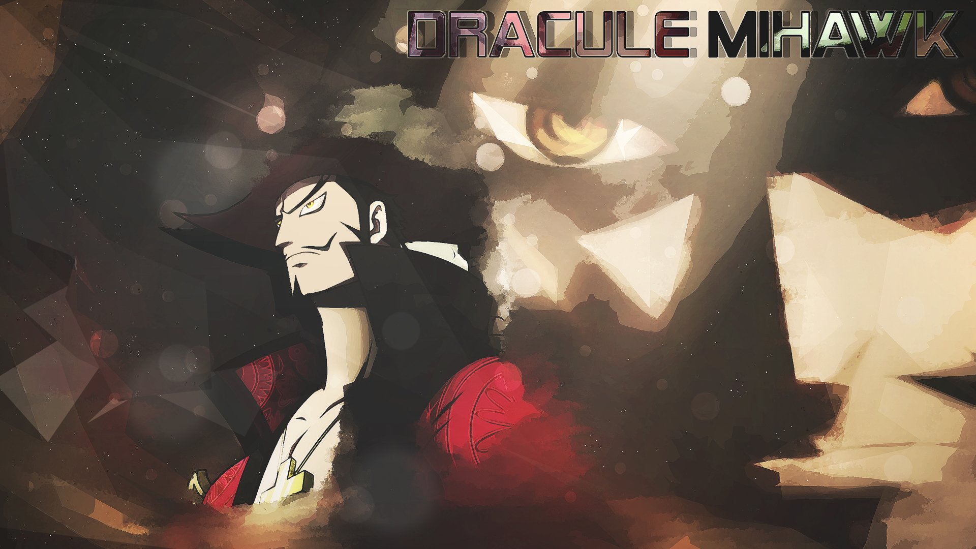 One Piece 4K Ultra HD: Mihawk's Intense Gaze Wallpaper by RoninGFX ...