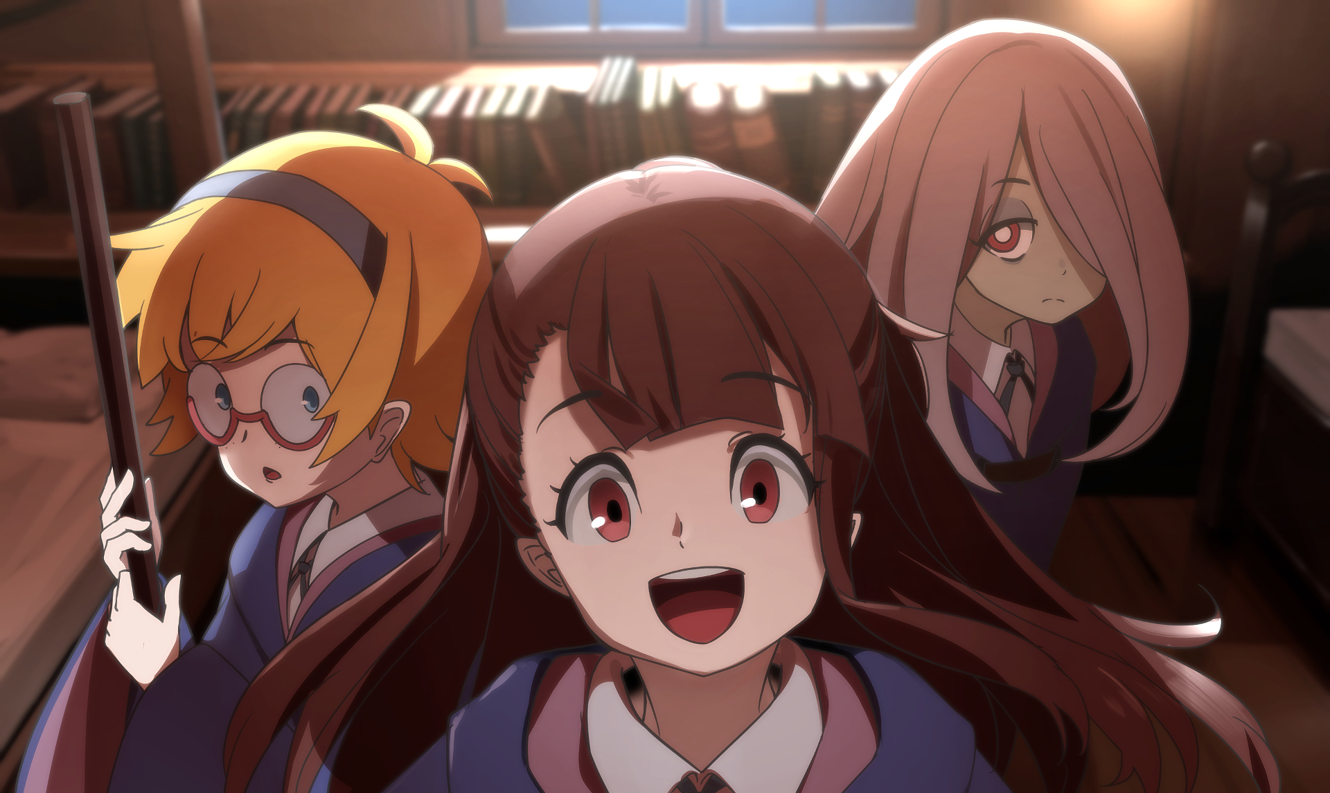 Download Lotte Yanson Atsuko Kagari Sucy Manbavaran Anime Little Witch Academia HD Wallpaper by ryosios
