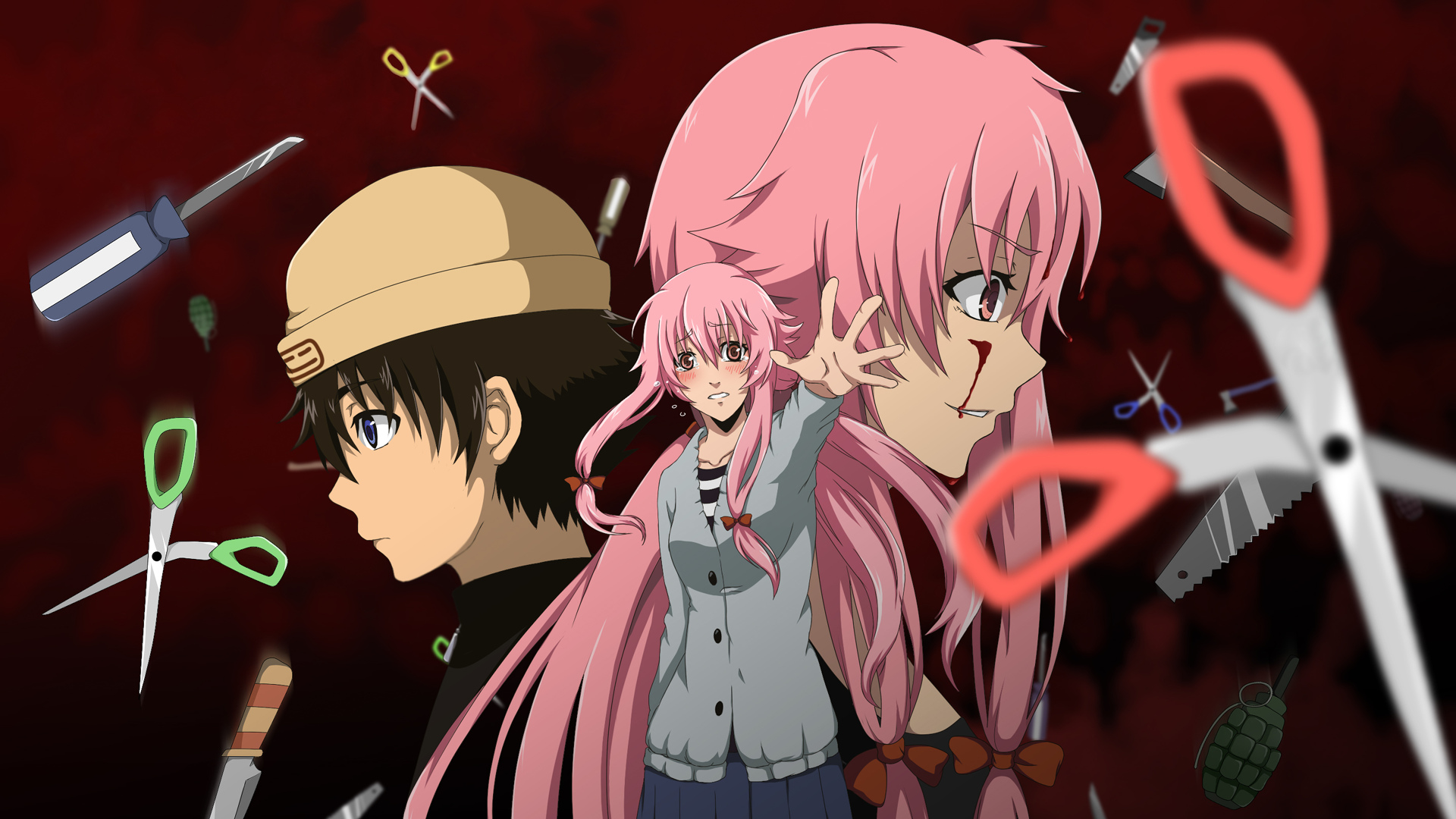 Anime Mirai Nikki HD Wallpaper