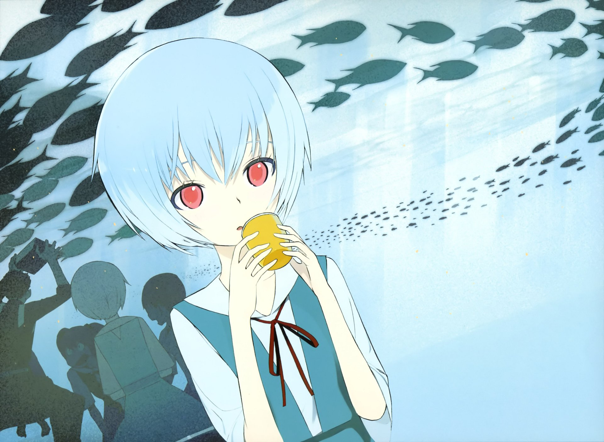 Download Rei Ayanami Anime Neon Genesis Evangelion 4k Ultra HD Wallpaper