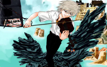 Kaworu Nagisa Anime Neon Genesis Evangelion HD Desktop Wallpaper | Background Image