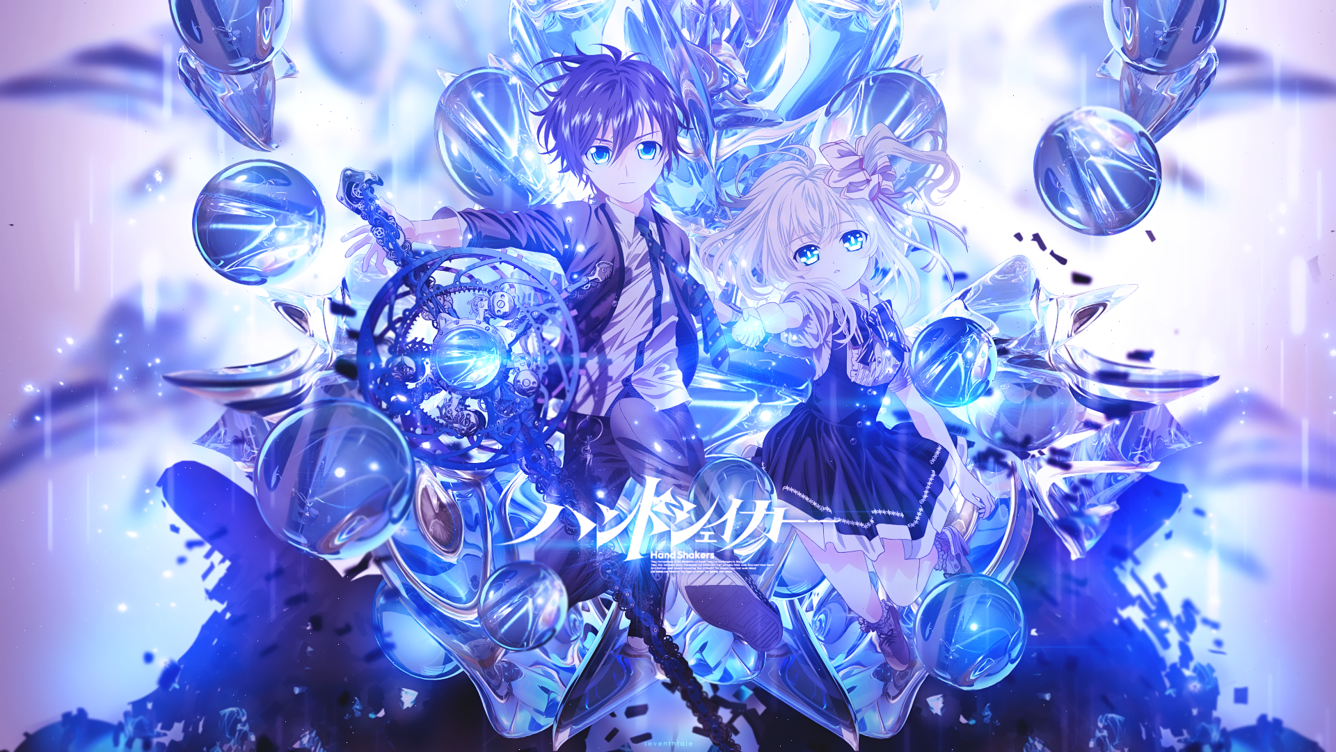 Anime Hand Shakers HD Wallpaper | Background Image