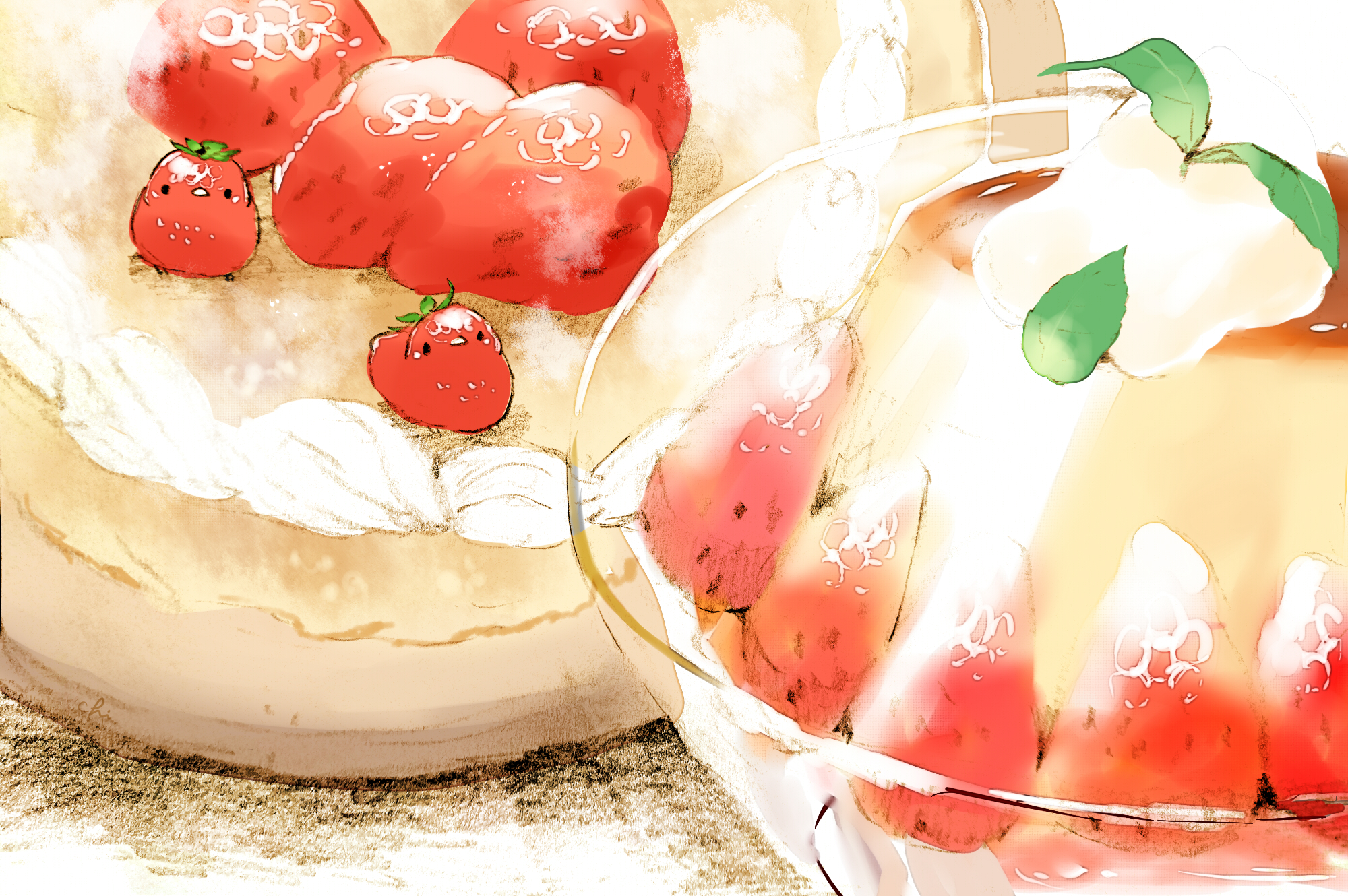 Japanese Food Anime Dessert Anime HD wallpaper  Pxfuel