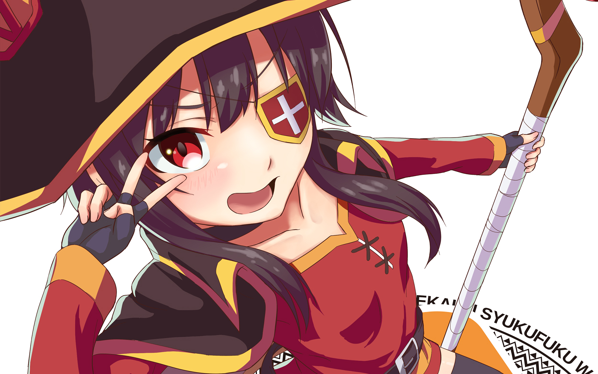 Megumin HD Wallpaper – Explosive Magic from KonoSuba’s Beloved Wizard ...