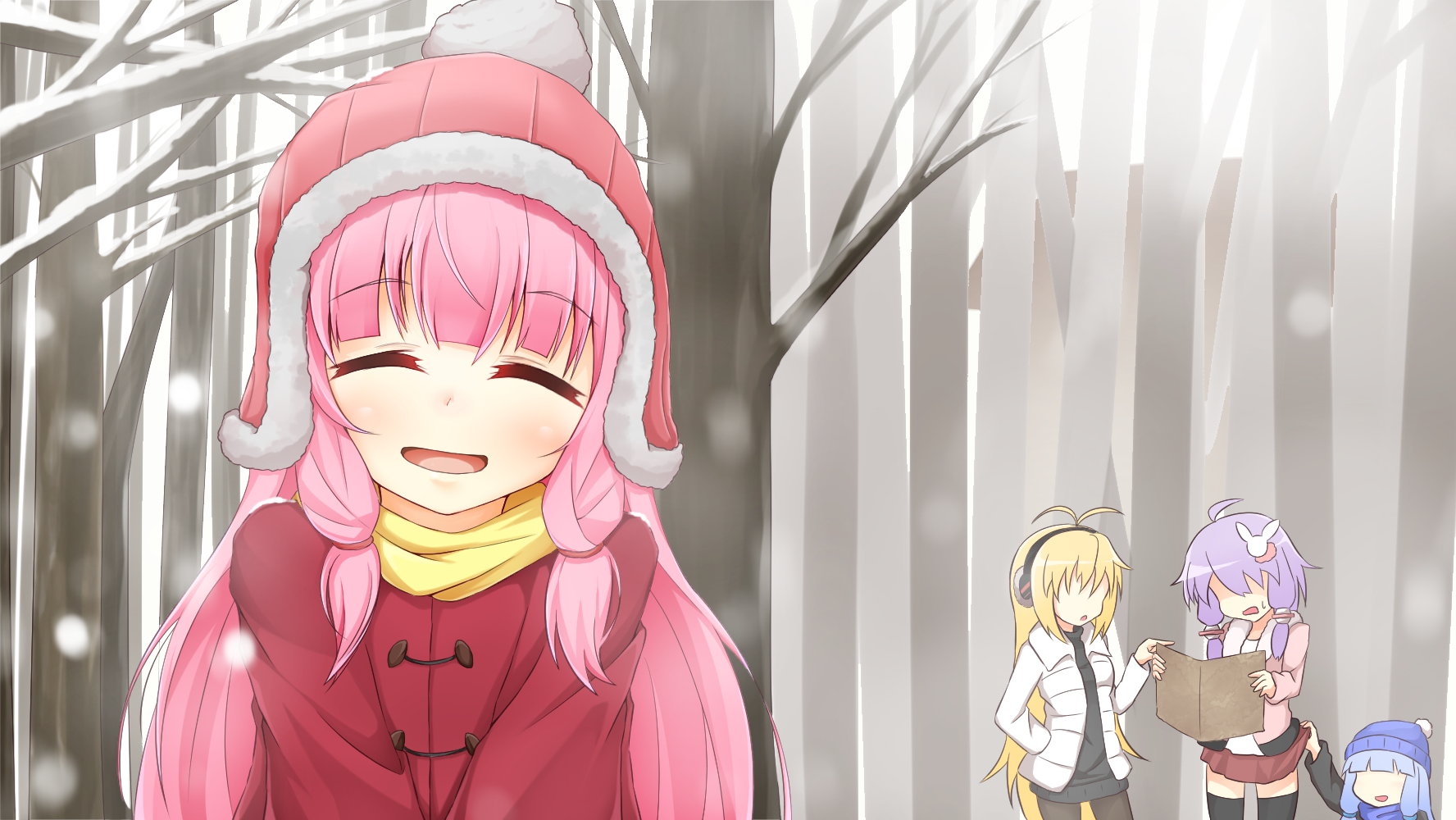 Download Lily (Vocaloid) Luka Megurine Yuzuki Yukari Anime Vocaloid Wallpaper