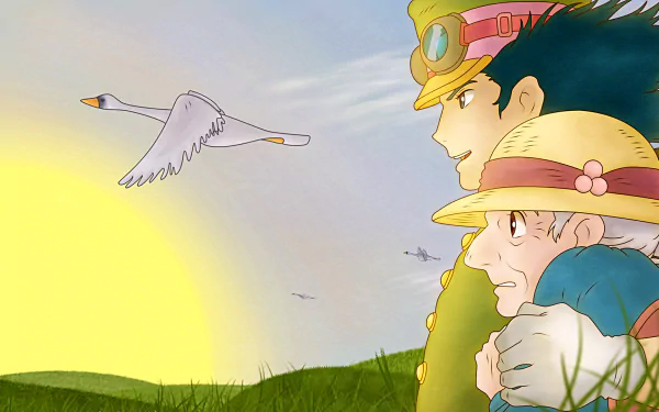 Anime Howl's Moving Castle HD Desktop Wallpaper | Background Image