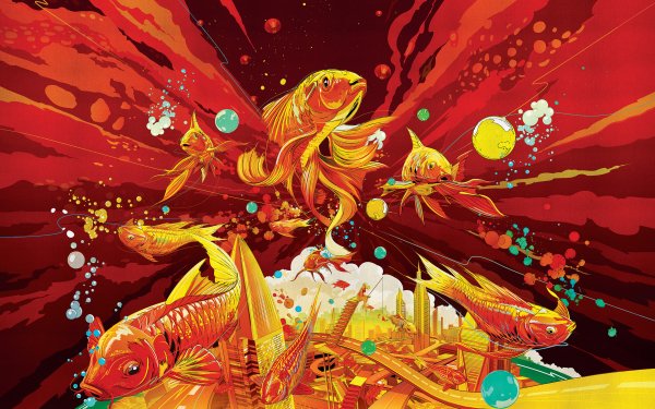 6 Koi Carp HD Wallpapers | Background Images - Wallpaper Abyss