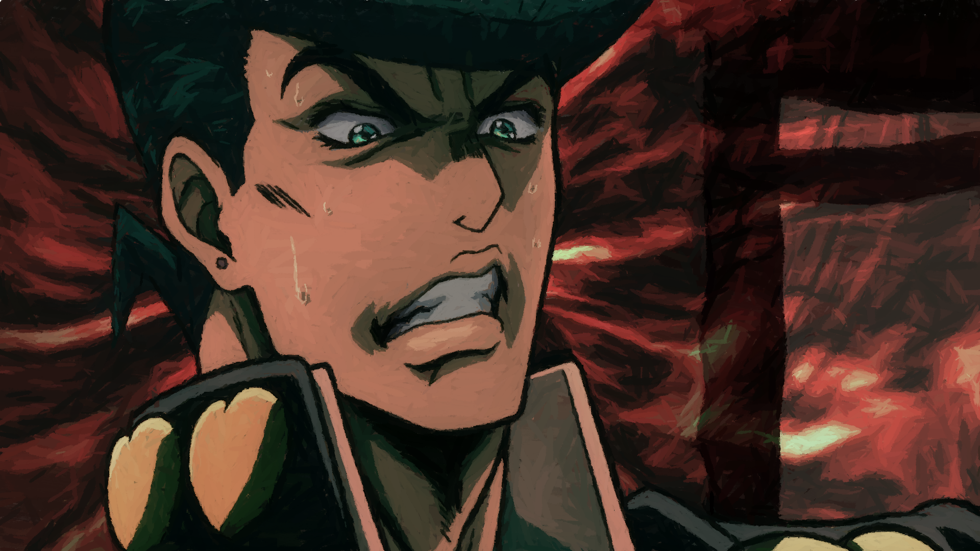 Anime Jojo's Bizarre Adventure HD Wallpaper by Terumi Nishii