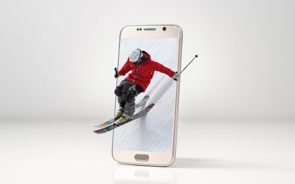 Photography Manipulation Skiing Phone Ski HD Wallpaper | Background Image