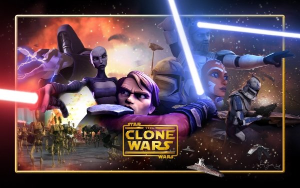 TV Show Star Wars: The Clone Wars Star Wars Count Dooku Asajj Ventress Anakin Skywalker Captain Rex Obi-Wan Kenobi Ahsoka Tano HD Wallpaper | Background Image