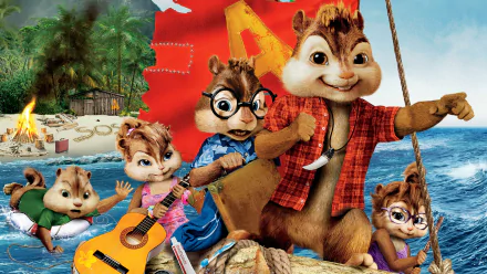 movie Alvin and the Chipmunks: Chipwrecked HD Desktop Wallpaper | Background Image