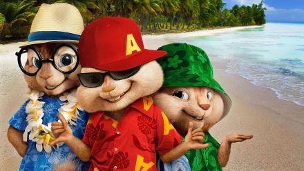 movie Alvin and the Chipmunks: Chipwrecked HD Desktop Wallpaper | Background Image