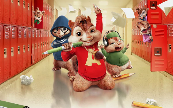 movie Alvin and the Chipmunks: The Squeakquel HD Desktop Wallpaper | Background Image