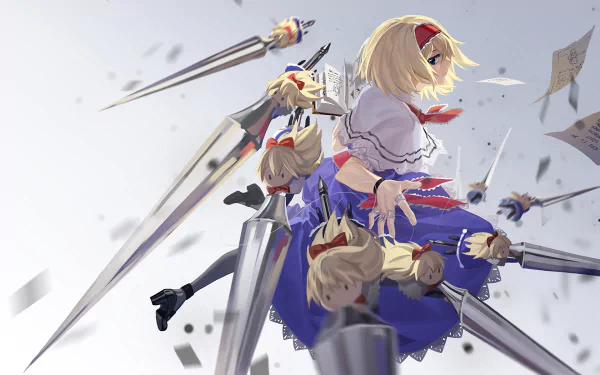 Shanghai Doll Alice Margatroid Anime Touhou HD Desktop Wallpaper | Background Image