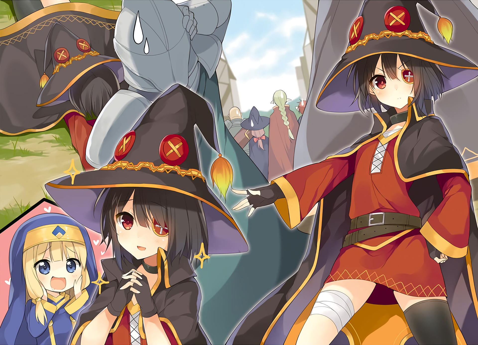 KonoSuba Megumin & Cecily HD Wallpaper