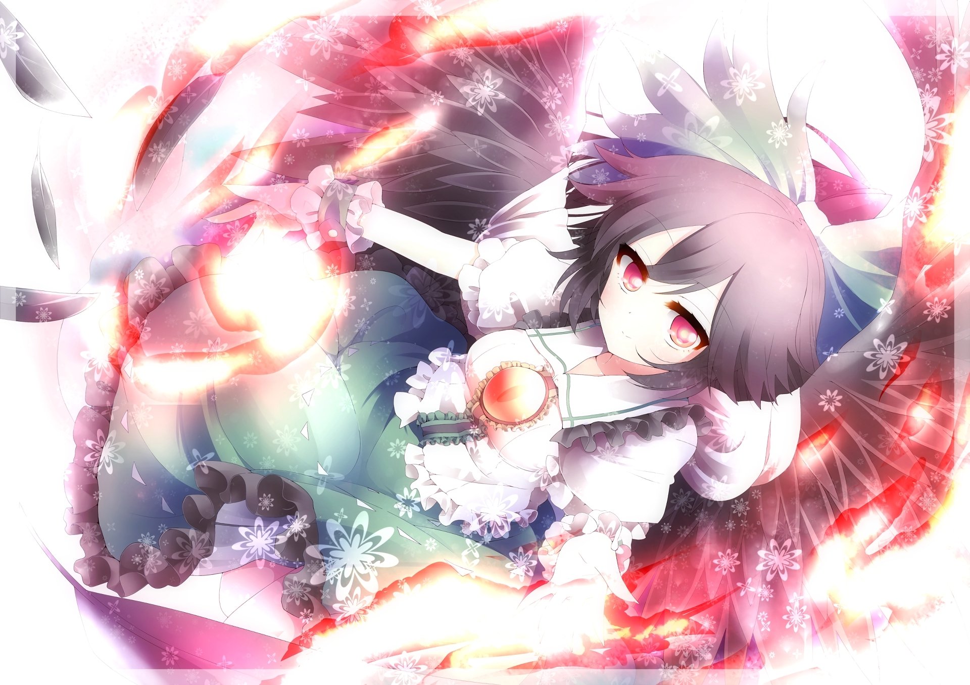 Download Utsuho Reiuji Anime Touhou HD Wallpaper