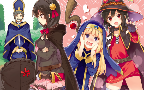 Anime KonoSuba - God’s blessing on this wonderful world!! Megumin Yunyun KonoSuba Cecily HD Wallpaper | Background Image
