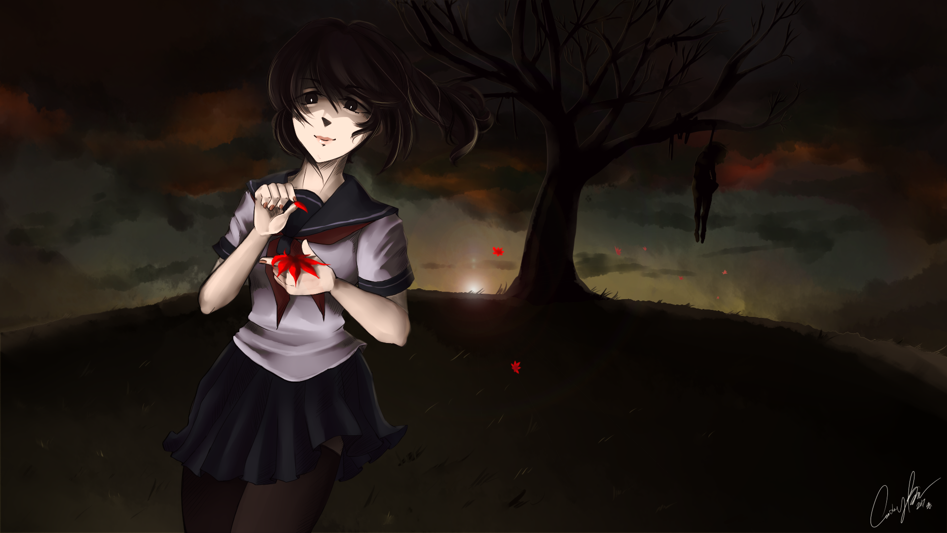 yandere wallpaper