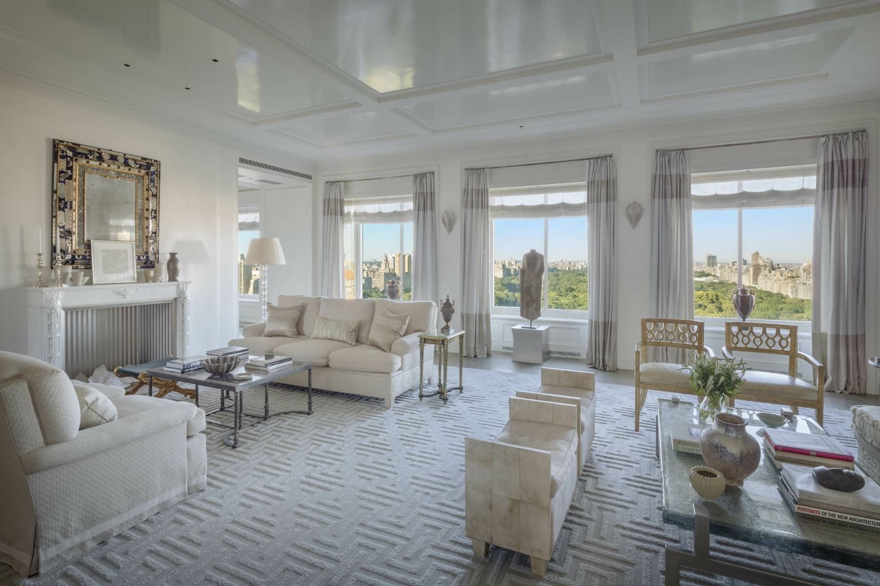 Download White Penthouse New York Man Made Room Wallpaper