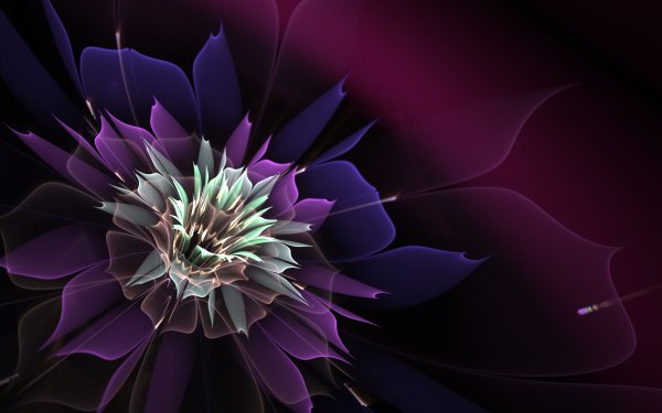 Artistic Flower Flowers Purple HD Wallpaper | Background Image
