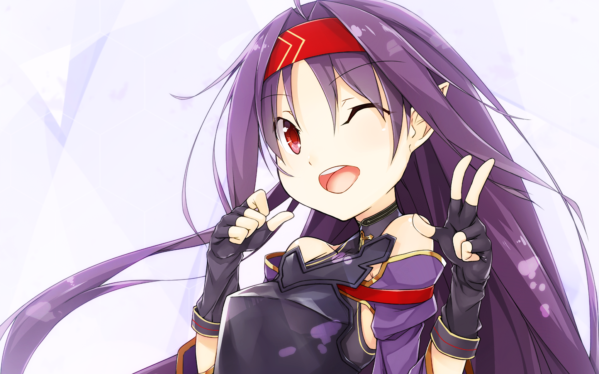 Download Yuuki Konno Anime Sword Art Online II HD Wallpaper