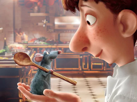  Ratatouille, Remy and Alfredo Linguini