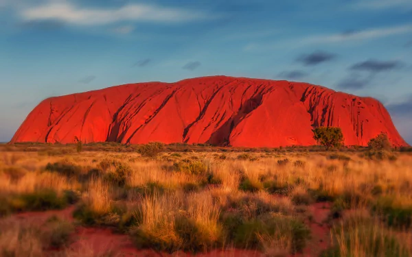  Uluru, or Ayers Rock, is a massive sandstone monolith in the heart of the Northern Territory