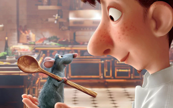 Alfredo Linguini (Ratatouille) Remy (Ratatouille) mouse Ratatouille (Movie) movie ratatouille HD Desktop Wallpaper | Background Image