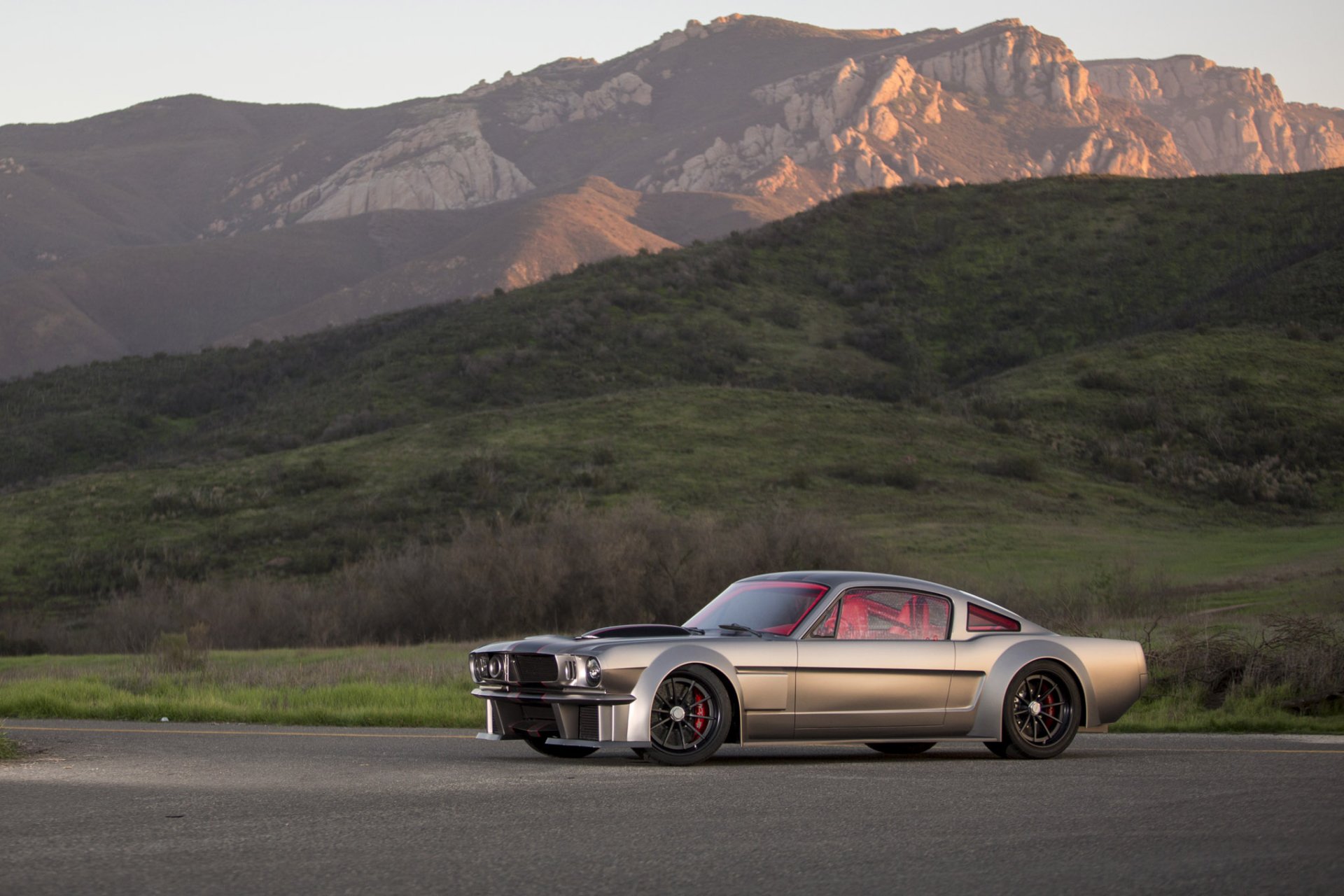 Download Race Car Muscle Car Hot Rod Vehicle Ford Mustang Fastback HD Wallpaper