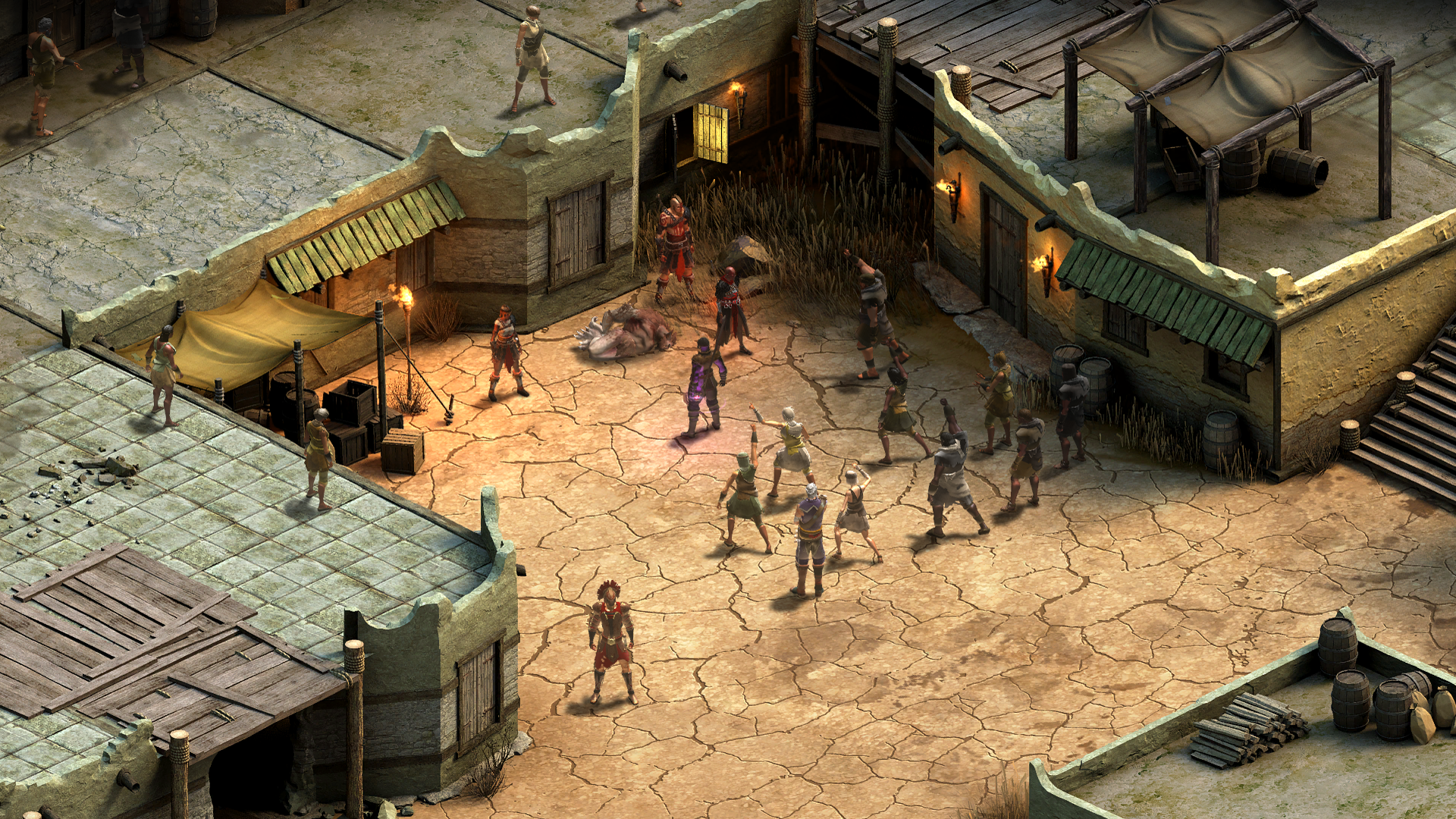 Tyranny Game Village Showdown HD Wallpaper