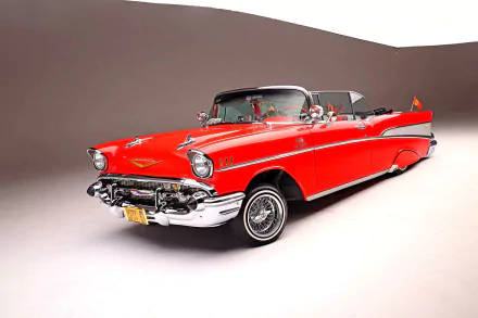 lowrider Chevrolet Bel Air Fuel-Injected Convertible vehicle Chevrolet Bel Air Convertible HD Desktop Wallpaper | Background Image
