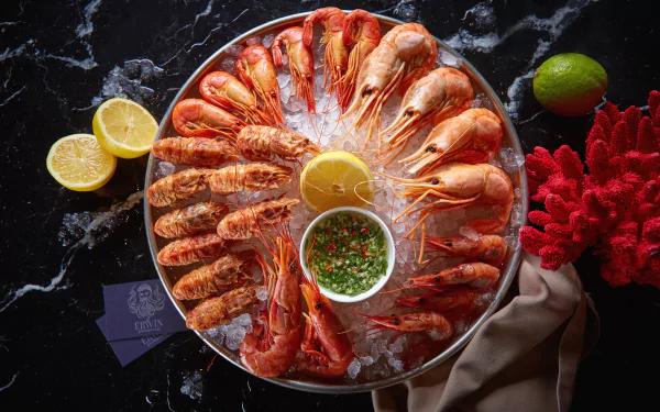 still life seafood food shrimp HD Desktop Wallpaper | Background Image