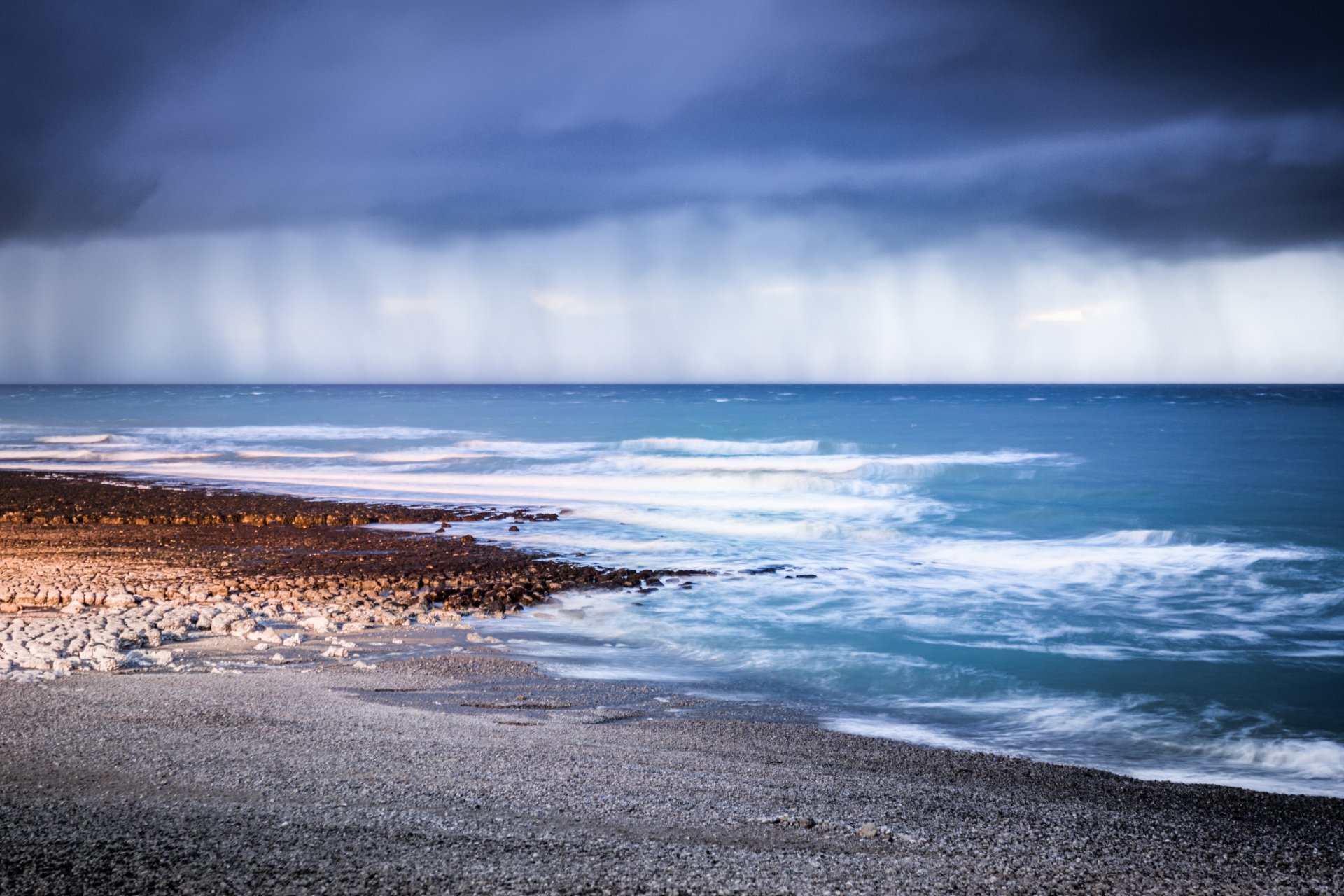 Download Foam Sand Beach Cloud Horizon Nature Ocean 4k Ultra HD ...