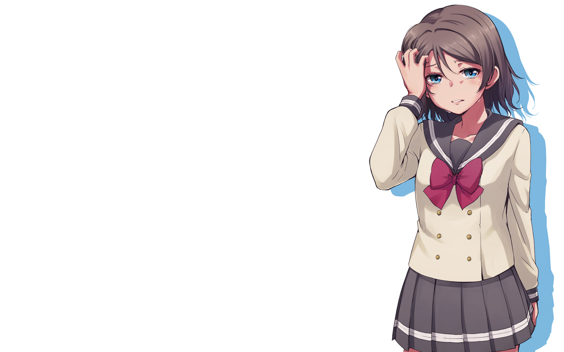 Download You Watanabe Anime Love Live! Sunshine!! HD Wallpaper by なのつき