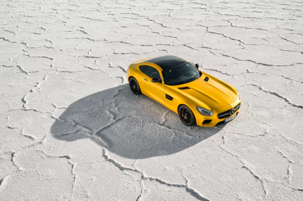 yellow car car Mercedes-Benz vehicle Mercedes-Benz AMG GT HD Desktop Wallpaper | Background Image