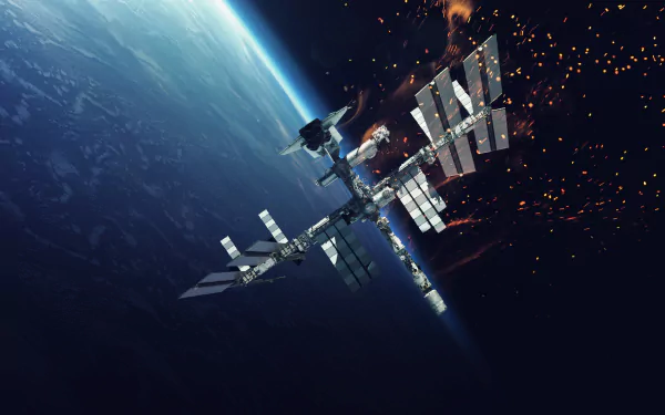 Sci Fi satellite HD Desktop Wallpaper | Background Image