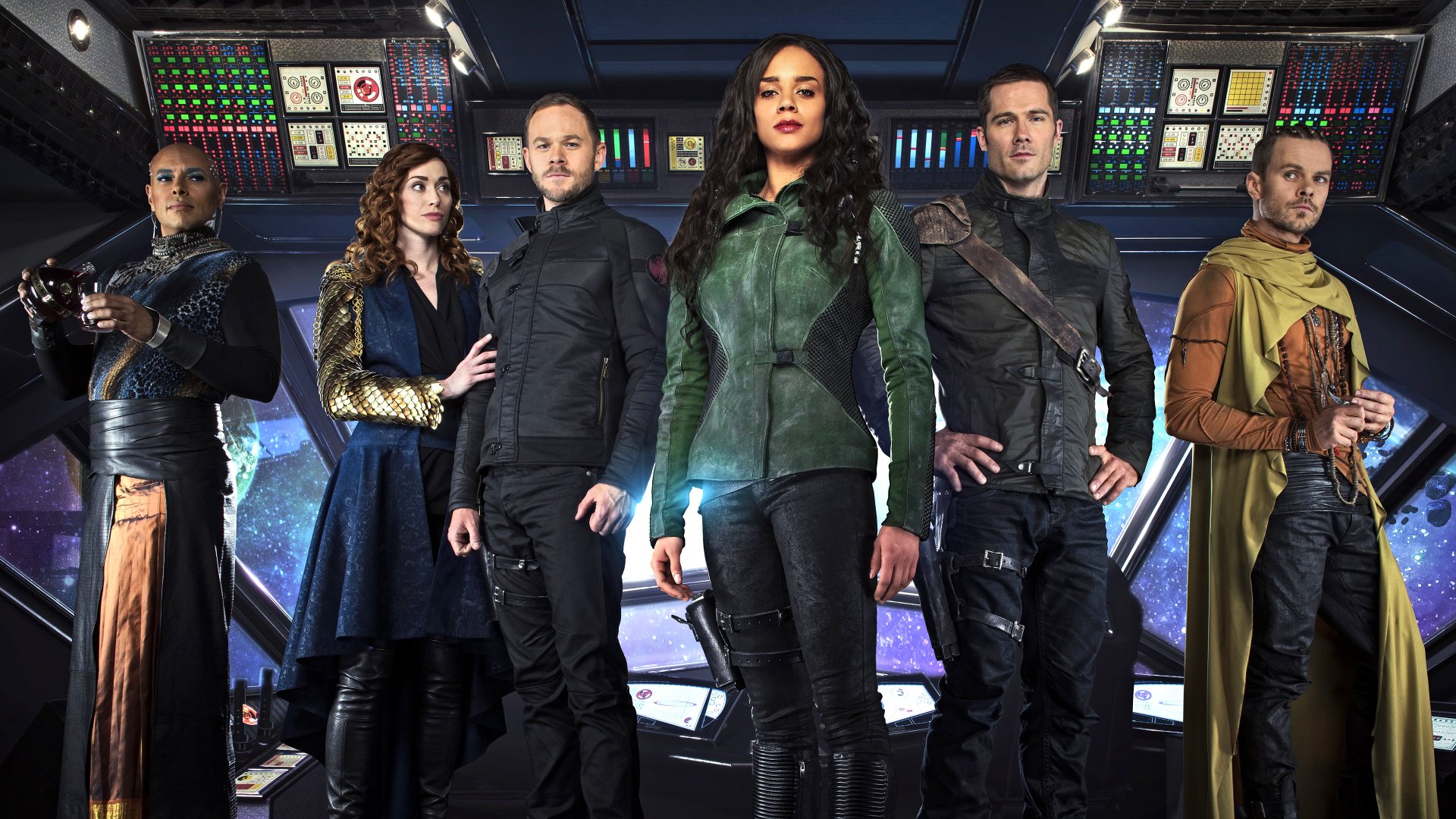Download Morgan Kelly Hannah John-Kamen Cast TV Show Killjoys 4k Ultra HD Wallpaper