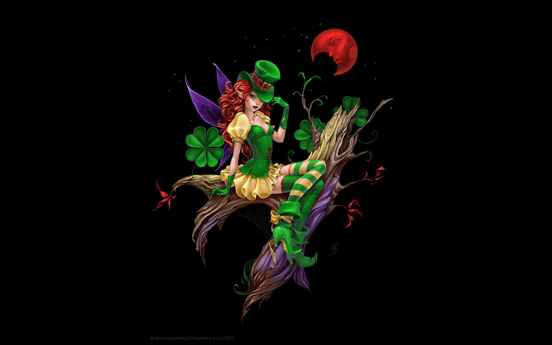 Enchanting St. Patrick’s Day Fairy – Magical HD Fantasy Wallpaper by ...