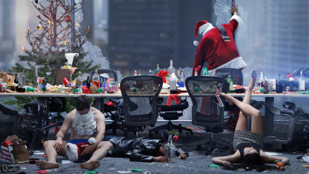 movie Office Christmas Party HD Desktop Wallpaper | Background Image