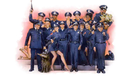 movie Police Academy HD Desktop Wallpaper | Background Image